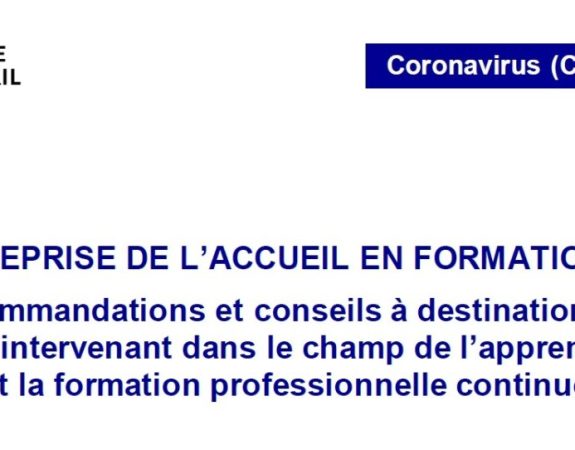 Le ministère du Travail publie un guide pour accompagner la reprise d’activité des organismes de formation et CFA