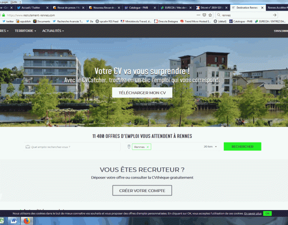 Marketing territorial. Lancement du site recrutement-rennes.com